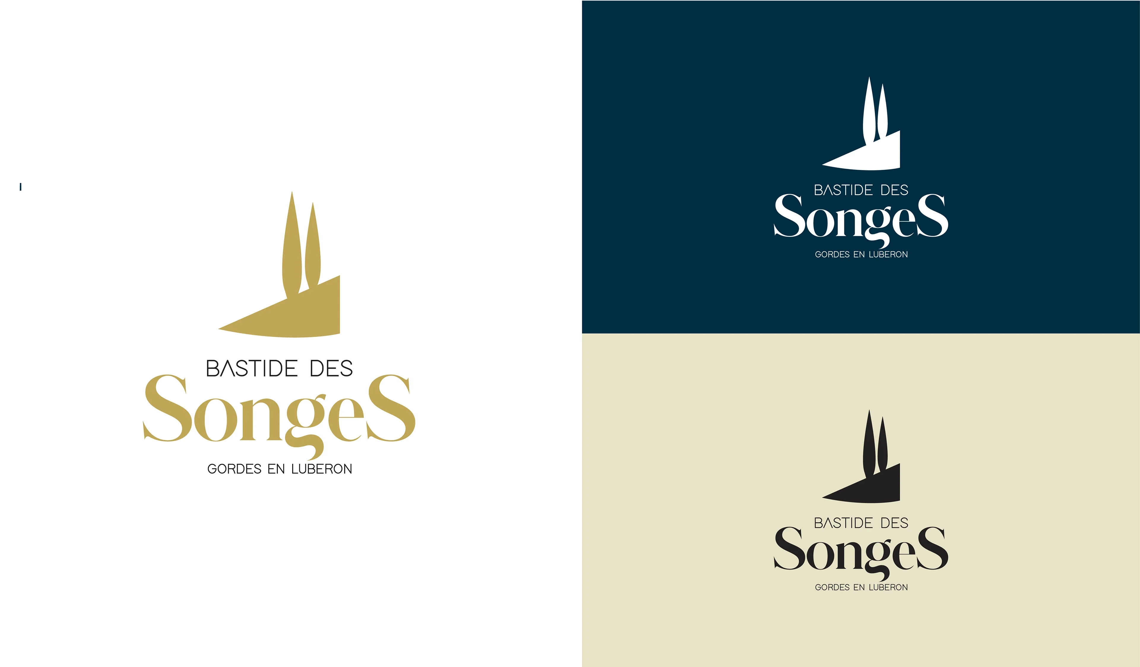 La Bastide des Songes - Déclinaisons du logo