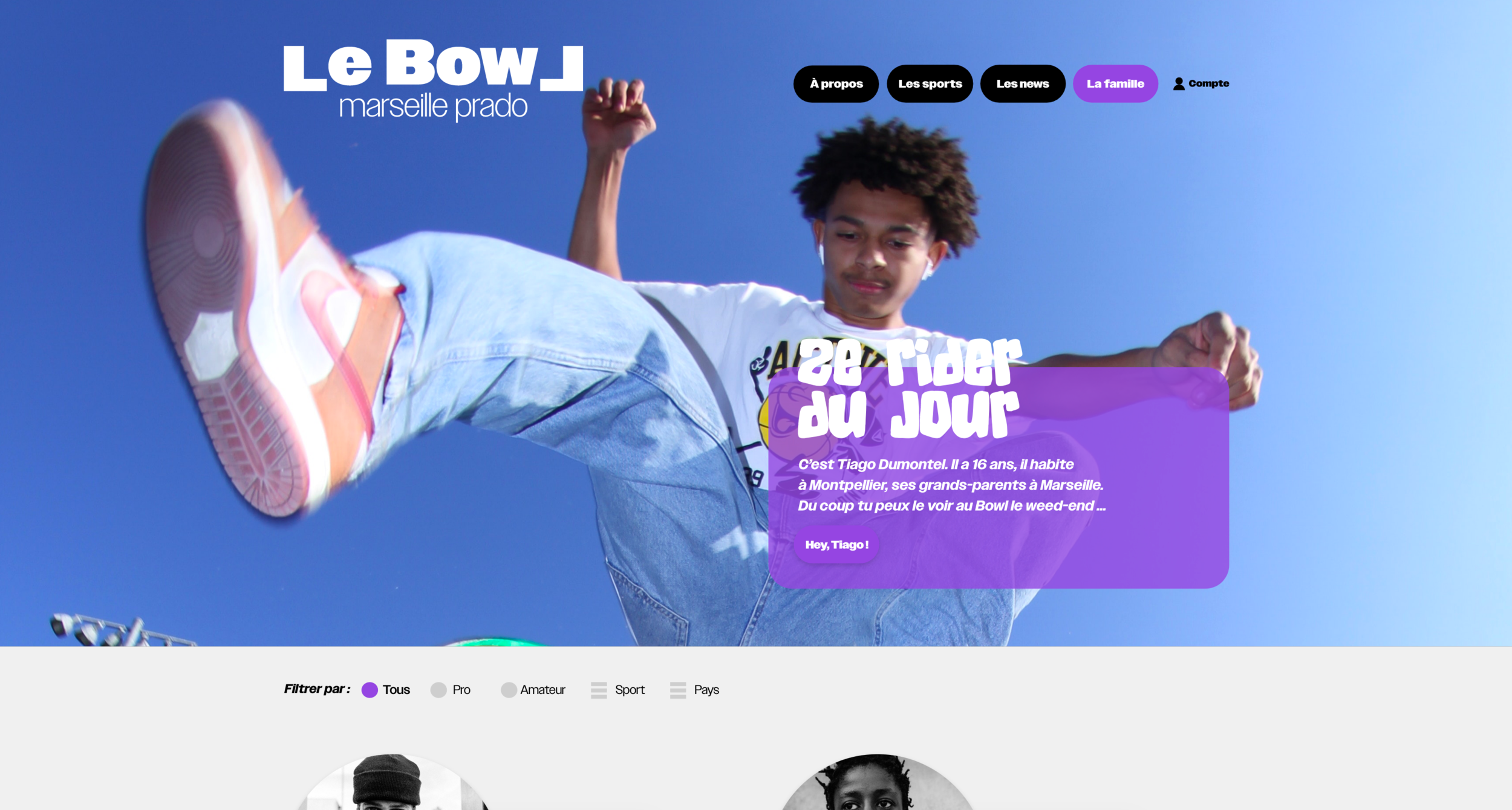 Le Bowl  -  page La famille, communauté de riders
