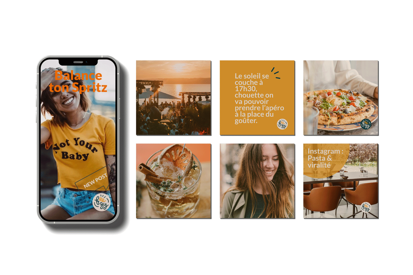 Community management et création de contenus Instagram  -  Feezy