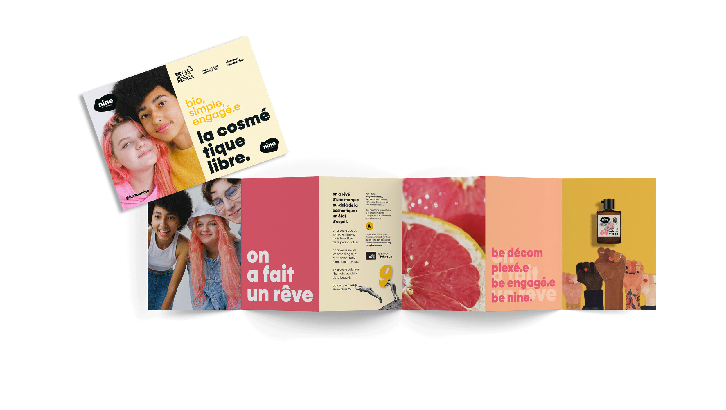 Nine by L'Occitane  -  brandbook, modernisation de marque