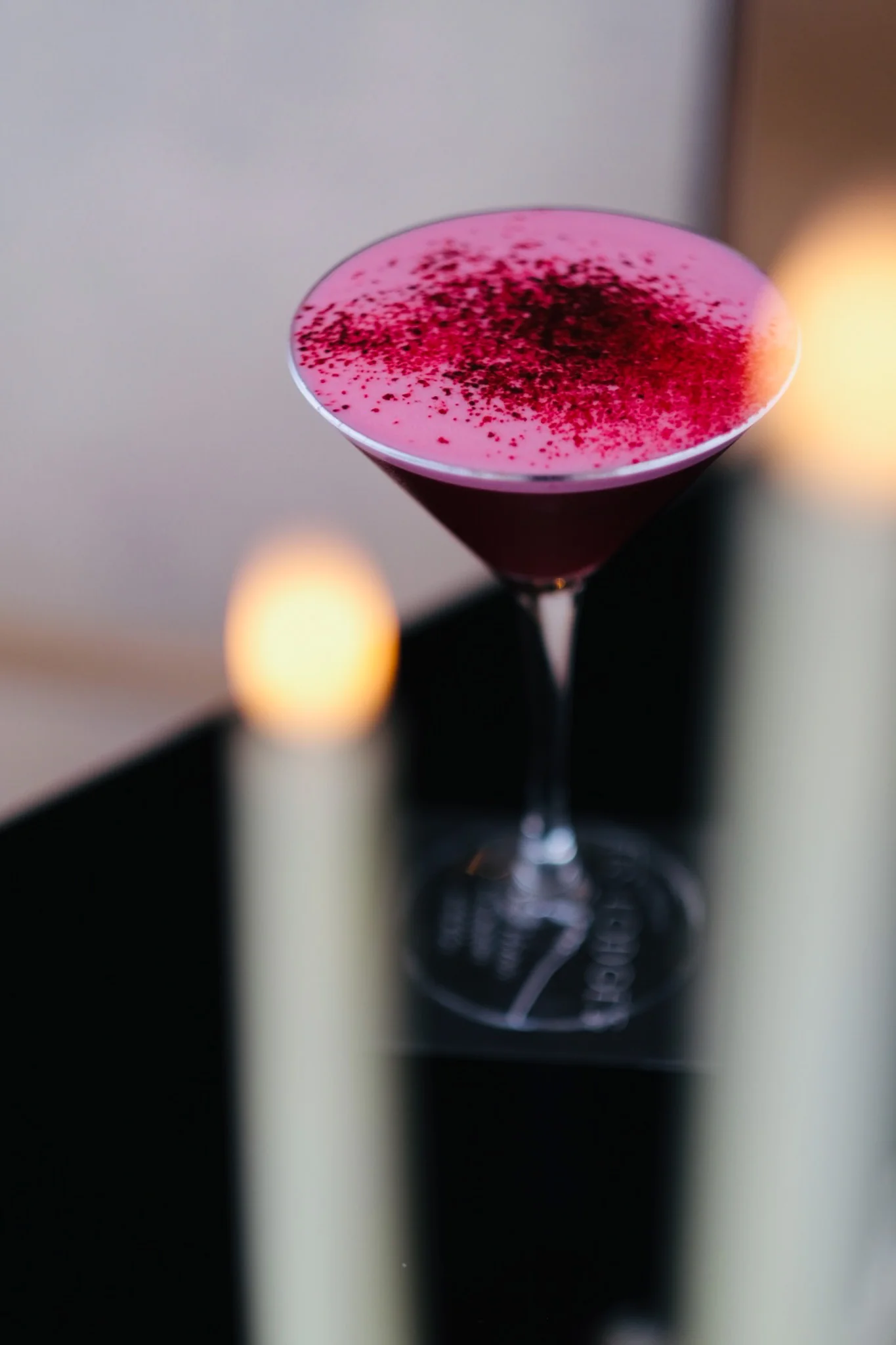 Shooting photo cocktail à la bougie - Les Lodges Sainte Victoire, Aix-en-Provence